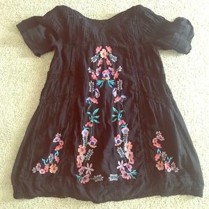 Free People floral tunic dress